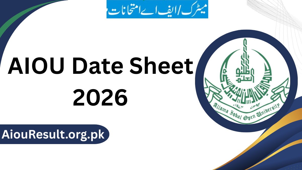 AIOU Date Sheet 2026