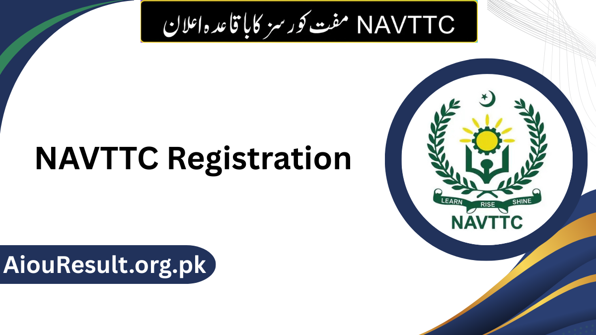 NAVTTC Registration 2026 Apply Online Free Courses @navttc.gov.pk